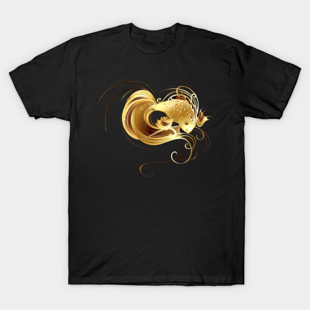 jeweler goldfish T-Shirt by Blackmoon9